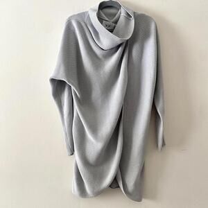 BANJO & MATILDA gray knit cowl neck sweater dress